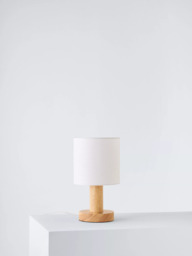 John Lewis Slater Wood Touch Table Lamp - thumbnail 3