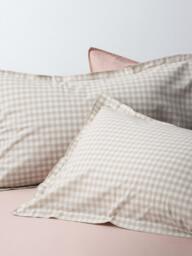 John Lewis Gingham Pure Cotton Weave Duvet Cover Set - thumbnail 3