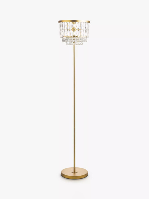 Laura Ashley Rhosill Floor Lamp, Matt Antique Brass - image 1
