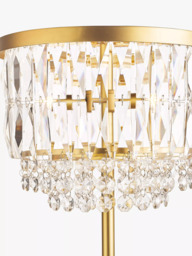 Laura Ashley Rhosill Floor Lamp, Matt Antique Brass - thumbnail 2
