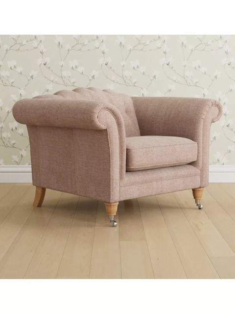 Laura Ashley Gloucester Armchair, Oak Leg - image 1