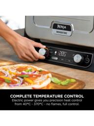 Ninja Woodfire 8-in-1 Electric Outdoor Oven, Pizza Oven & Smoker with Cover, Brown - thumbnail 2