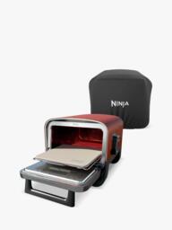 Ninja Woodfire 8-in-1 Electric Outdoor Oven, Pizza Oven & Smoker with Cover, Brown - thumbnail 1