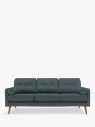 G Plan Vintage The Sixty Five Large 3 Seater Leather Sofa - thumbnail 1