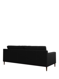 John Lewis Draper II Large 3 Seater Leather Sofa, Dark Leg - thumbnail 4