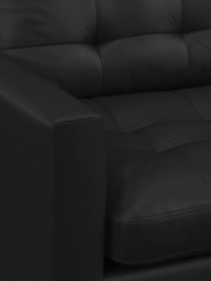 John Lewis Draper II Large 3 Seater Leather Sofa, Dark Leg - thumbnail 6