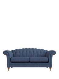 Laura Ashley Gloucester Large 3 Seater Sofa, Teak Leg