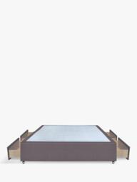 John Lewis Non-Sprung Upholstered 4 Drawer Divan Base, Small Double - thumbnail 4