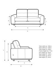 G Plan Vintage The Seventy One Small 2 Seater Leather Sofa - thumbnail 2