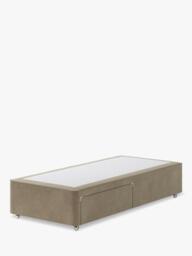 Hypnos Pocket Sprung Upholstered 2 Drawer Divan Base, Single - thumbnail 1