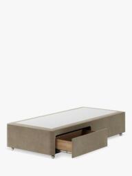 Hypnos Pocket Sprung Upholstered 2 Drawer Divan Base, Single - thumbnail 2