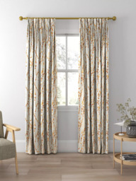Harlequin Salice Made to Measure Curtains or Roman Blind, Tangerine - thumbnail 5