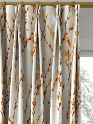 Harlequin Salice Made to Measure Curtains or Roman Blind, Tangerine - thumbnail 4