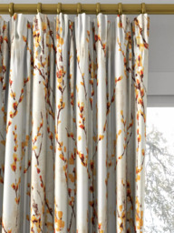 Harlequin Salice Made to Measure Curtains or Roman Blind, Tangerine - thumbnail 2
