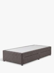 Silentnight Non-Sprung 2 Drawer Upholstered Divan Base, Single - thumbnail 1