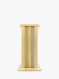 Acctim Gayhurst Roman Numeral Quartz Analogue Mantel Clock, 14cm, Gold - thumbnail 4