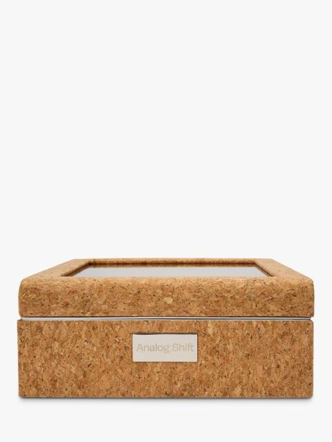 WOLF X Analog Shift 1976 Collection Cork 8 Piece Watch Box, Natural - image 1