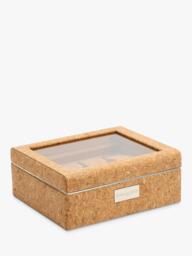 WOLF X Analog Shift 1976 Collection Cork 8 Piece Watch Box, Natural - thumbnail 2