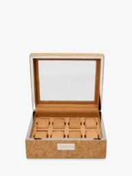 WOLF X Analog Shift 1976 Collection Cork 8 Piece Watch Box, Natural - thumbnail 3