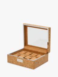 WOLF X Analog Shift 1976 Collection Cork 8 Piece Watch Box, Natural - thumbnail 4