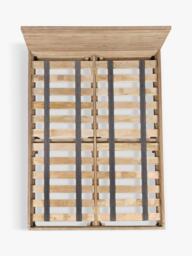 nkuku Iya Wooden Bed Frame, King Size, Natural Wood - thumbnail 4