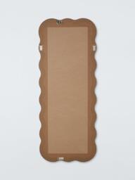 John Lewis Wiggle Full-Length Wood Frame Wall Mirror, 160 x 60cm, Walnut Finish - thumbnail 4