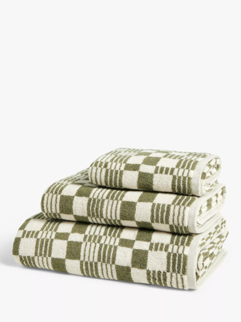John Lewis Check Towels - image 1