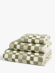 John Lewis Check Towels - thumbnail 1