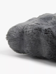 John Lewis Wave Faux Fur Cushion - thumbnail 2