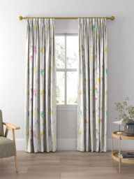 Harlequin What A Hoot Made to Measure Curtains or Roman Blind, Pink/Aquamarine/Lime - thumbnail 5