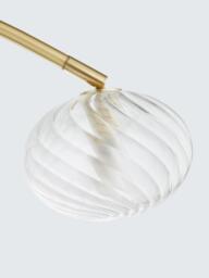 John Lewis Bowe 4 Arm Semi Flush Ceiling Light, Brushed Brass - thumbnail 3