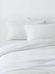 John Lewis Fairford Washed Cotton Percale Duvet Cover Set - thumbnail 1