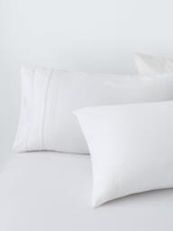 John Lewis Fairford Washed Cotton Percale Duvet Cover Set - thumbnail 3