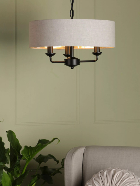 Laura Ashley Sorrento 3 Arm Ceiling Light - image 1