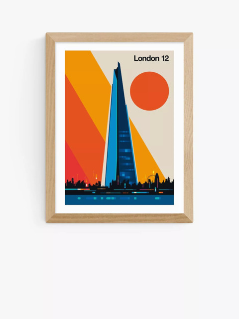 EAST END PRINTS Bo Lundberg 'London 12' Framed Print