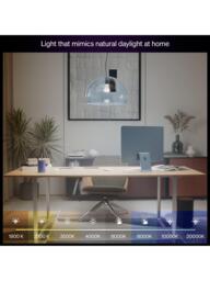 Philips Hue White & Colour Ambiance Wireless Lighting LED Colour Changing Light Bulb with Bluetooth & Matter Compatibility, A60 E27 Edison Screw Smart - thumbnail 3