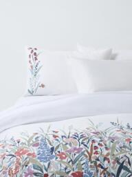 John Lewis Penelope Border Pure Cotton Sateen Duvet Cover Set, 200 Thread Count - thumbnail 1