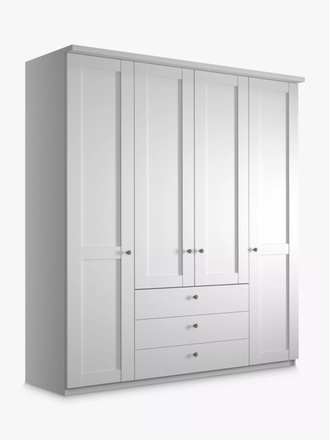 John Lewis Marlow 200cm Hinged Door Wardrobe with 3 Drawers - image 1