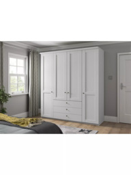 John Lewis Marlow 200cm Hinged Door Wardrobe with 3 Drawers - thumbnail 3