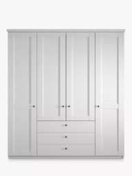 John Lewis Marlow 200cm Hinged Door Wardrobe with 3 Drawers - thumbnail 2