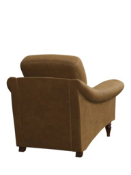 John Lewis Camber Leather Armchair, Dark Leg - thumbnail 4