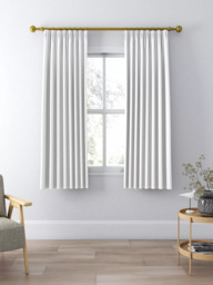 John Lewis Textured Weave Pair Blackout Lined Pencil Pleat Curtains - thumbnail 5