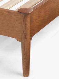 John Lewis Edwin Bed Frame, King Size, Stained Oak - thumbnail 6