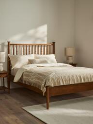 John Lewis Edwin Bed Frame, King Size, Stained Oak - thumbnail 2