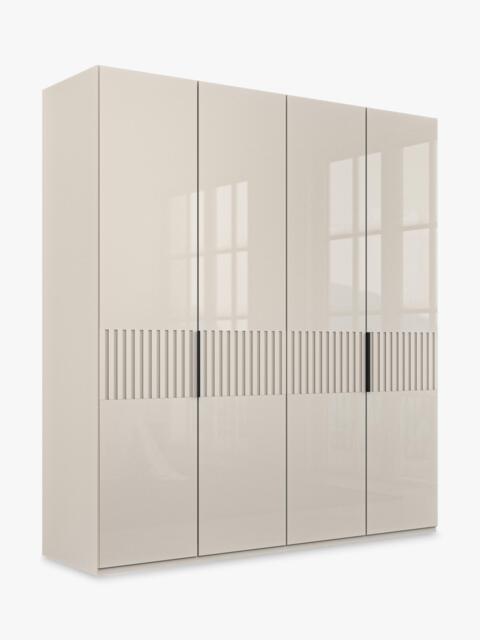 John Lewis Newlyn 2m Hinged Wardrobe with 4 Glass Doors - image 1