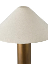 John Lewis Column Table Lamp, Patina Brass - thumbnail 4