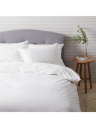 John Lewis Pure Cotton Percale Duvet Cover Set - thumbnail 1
