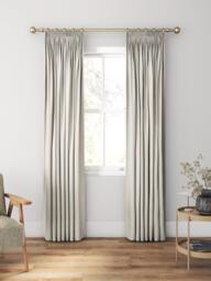 William Morris At Home Bird & Anemone Made to Measure Curtains or Roman Blind, Flax - thumbnail 3