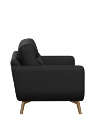 John Lewis Barbican Grand 4 Seater Leather Sofa, Light Leg - thumbnail 3