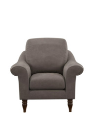 John Lewis Camber Leather Armchair, Dark Leg - thumbnail 5